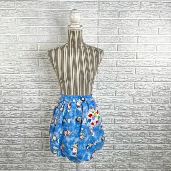 Vintage Apron Featuring Angel Children and Hearts - Picture 1 of 7